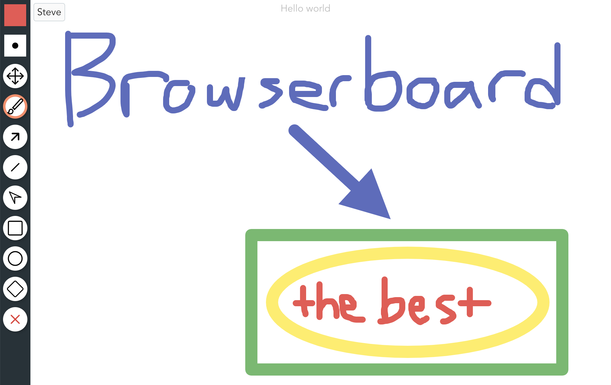 Browserboard - Online Whiteboard